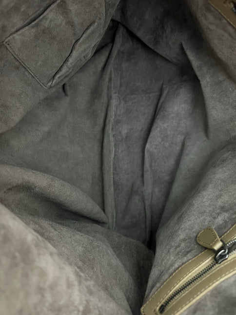 Bottega Veneta Veneta Hobo Maxi Dark Beige Leather 52cm