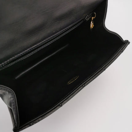 Chanel Vintage Belt Bag Mini Black Lambskin Leather Gold-tone Hardware