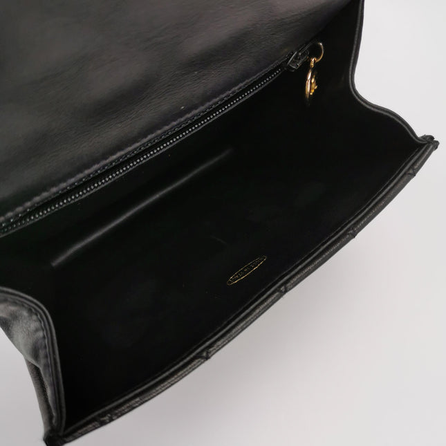 Chanel Vintage Belt Bag Mini Black Lambskin Leather Gold-tone Hardware