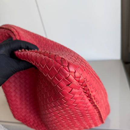 Bottega Veneta Veneta Hobo Maxi Dark Red Leather 51cm
