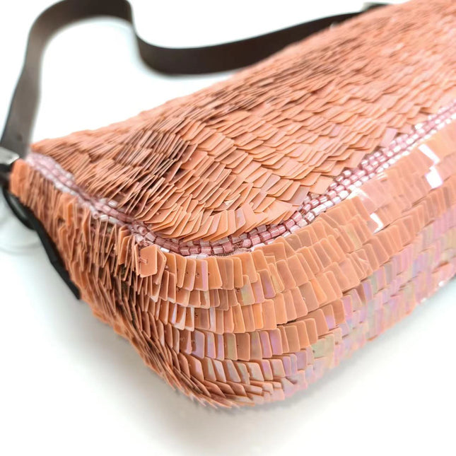 Sold Fendi Baguette Pink Sequins