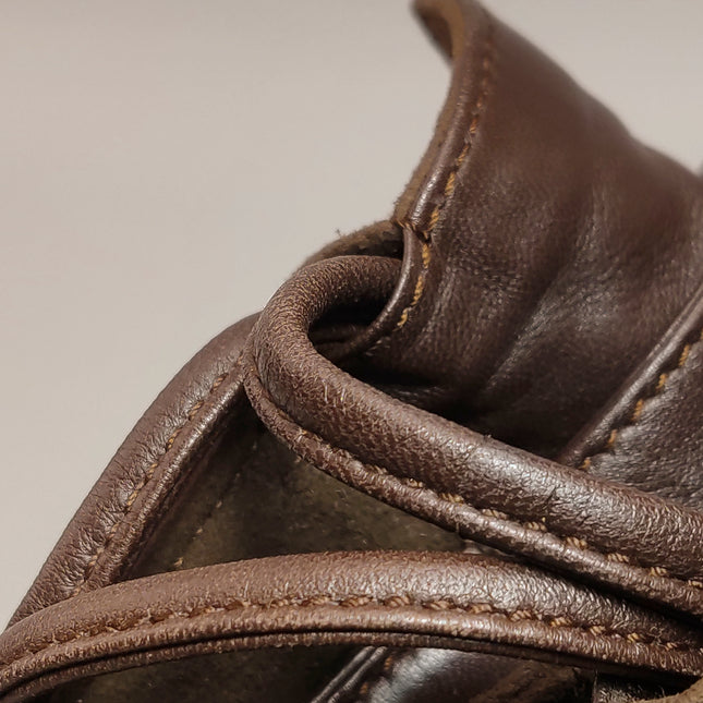 Loewe Flamenco Medium Brown Suede Leather Shoulder Bag 28cm