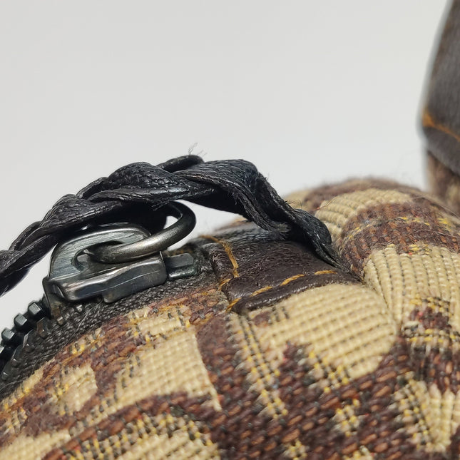 Dior Flight Medium Brown Oblique Monogram Shoulder Bag