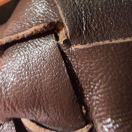 Bottega Veneta Hop Large Leather Fondant Chocolate Brown Hobo Bag