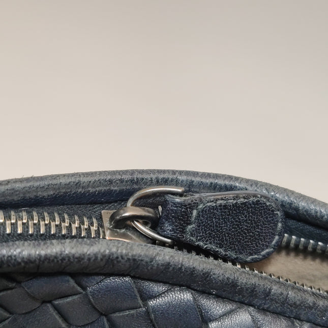 Bottega Veneta Intrecciato Hobo Bag Medium Black leather with Metal Studs 40cm