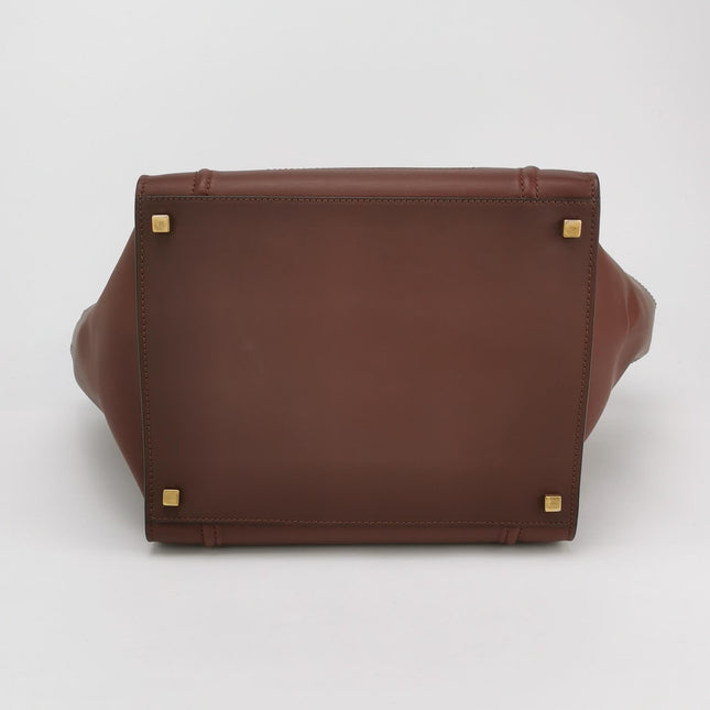 Celine Phantom Mini Burgundy Leather 30cm