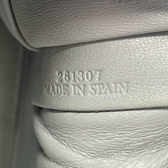 Loewe Amazona 29 Blue Leather Elephant Lock Silver-tone Hardware