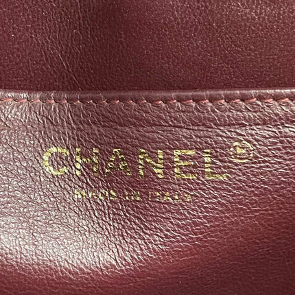 Chanel Classic Flap Jumbo Cuir d'Agneau Noir Rabat Simple Accastillage Doré 2010-11