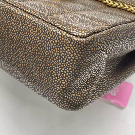 Chanel Paris Byzance Limited Edition Gold Caviar Leather Black Jewel Lock