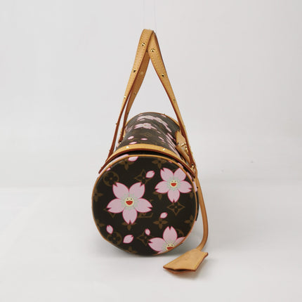 Louis Vuitton x Takashi Murakami Papillon 28 Cherry Blossom Monogram Handbag