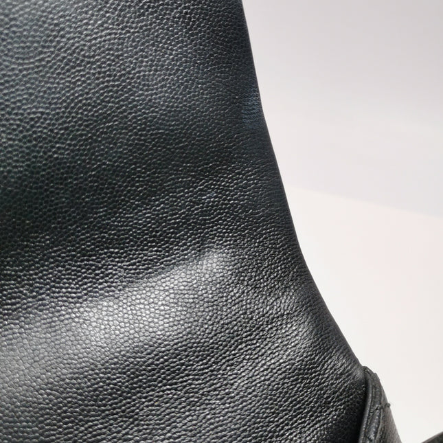 Chanel Coco Handle Medium Black Caviar Leather Silver Hardware, 2016