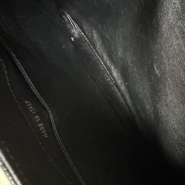 Chanel Kelly Top Handle Bag Black Caviar Leather, 2000-2002