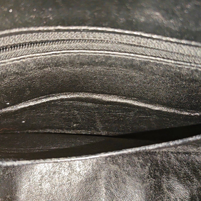 Chanel Classic Flap Medium Happy Stitch Cuir de veau vieilli noir Finitions dorées, 2015-2016