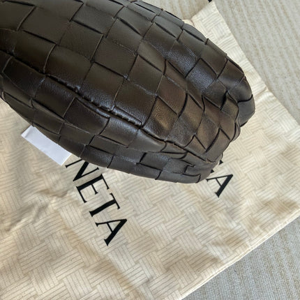 Bottega Veneta Jodie Mini Dark Chocolate Brown Leather