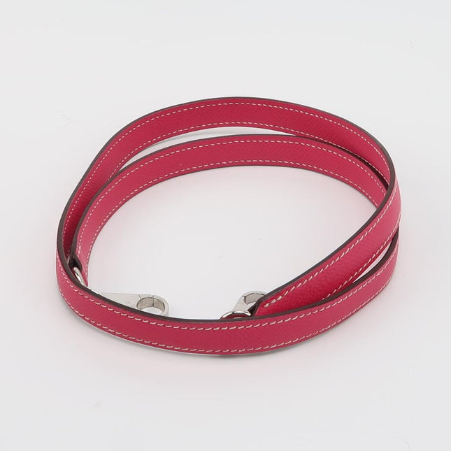 Hermes Kelly 32 Retourne E5 Rose Tyrien Pink Epsom Leather Palladium Hardware 2011