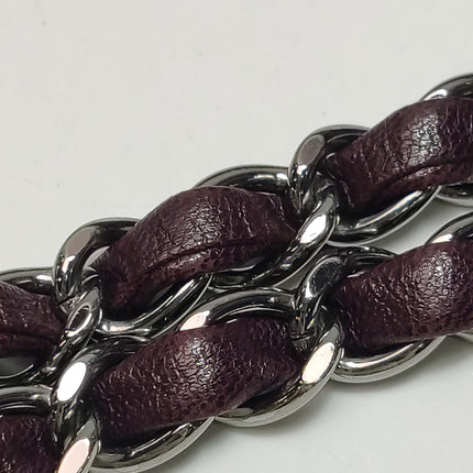 Chanel Timeless Classic Flap Medium Purple Lambskin Leather Silver Hardware 2011-2012