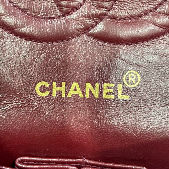 Chanel Classic Flap Vintage Medium Black Lambskin Leather with 24k Gold HW, 1991-1994