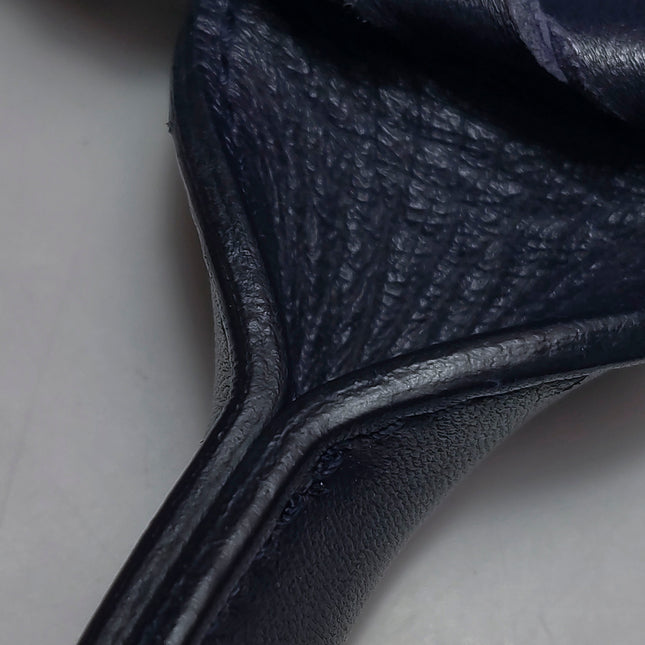 Bottega Veneta Cabat MM Intreccio Leather Tote Bag Navy 40cm