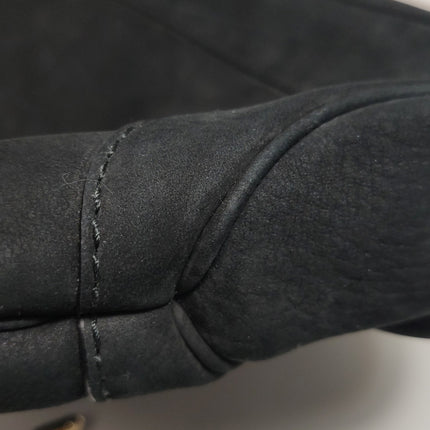 Gucci Jackie 1961 Medium Black Suede Leather Bag