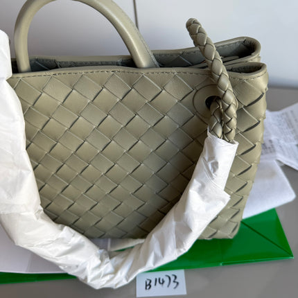 Bottega Veneta Small Andiamo Travertine Handbag