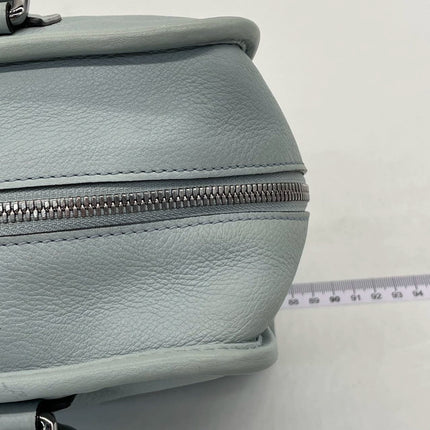 Loewe Amazona 29 Blue Leather Elephant Lock Silver-tone Hardware