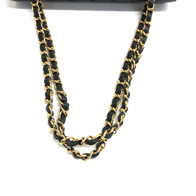 Chanel Classic Flap Medium 2014 Black Caviar Leather Gold Hardware