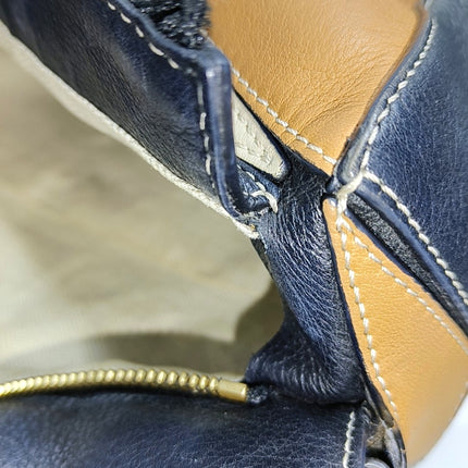 Loewe Puzzle Medium Tricolor Black Yellow Calfskin leather bag