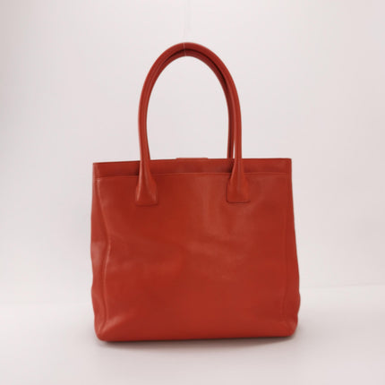 Chanel Cerf Executive Tall Red Leather Handbag 30cm