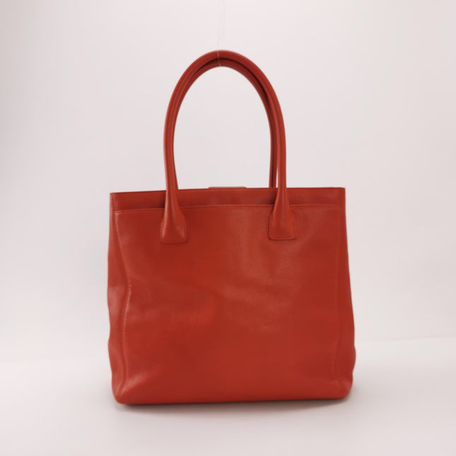 Chanel Cerf Executive Tall Red Leather Handbag 30cm