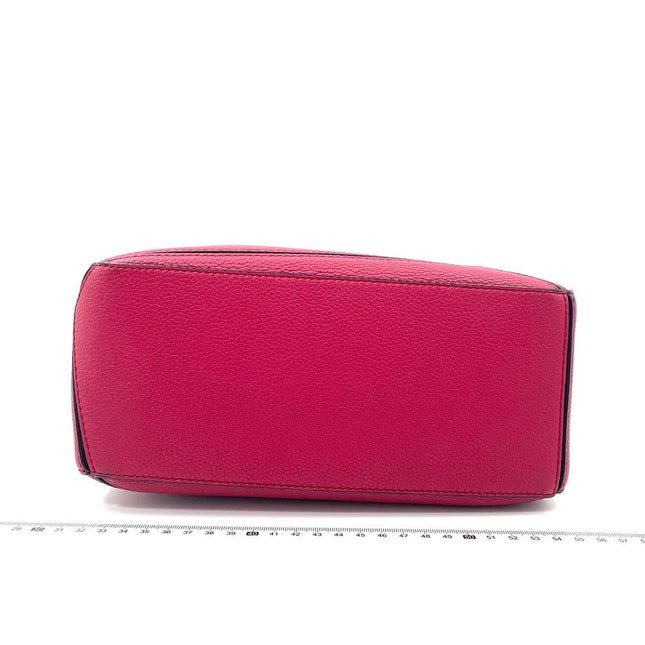 Loewe Puzzle bag small raspberry pink leather