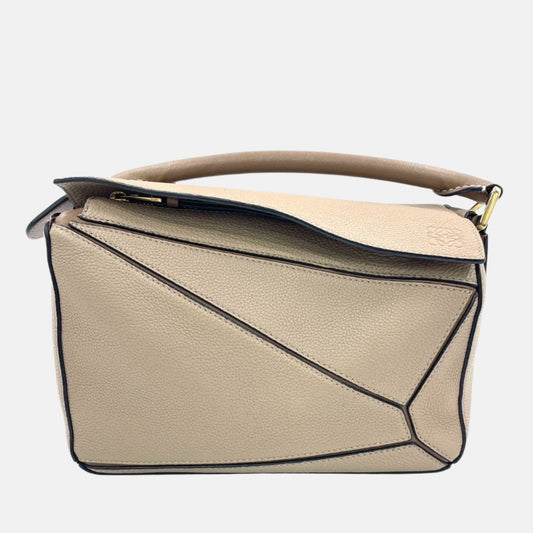 Loewe Puzzle Small Sand Beige Crossbody Bag-Luxbags