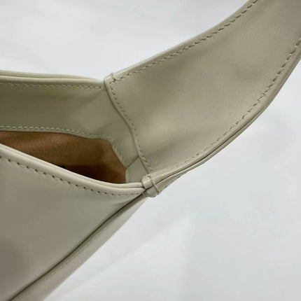 Gucci Jackie 1961 Small White Leather Bag with Adjustable Strap