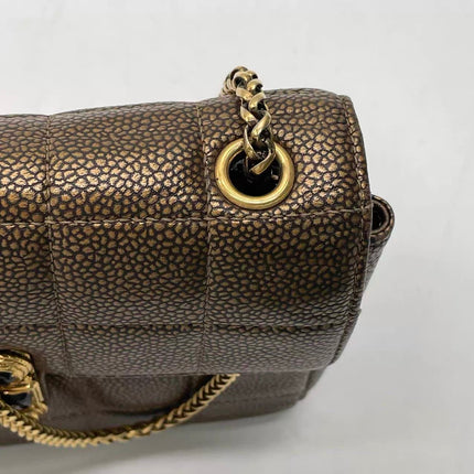 Chanel Paris Byzance Limited Edition Gold Caviar Leather Black Jewel Lock