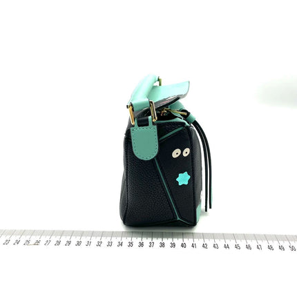 Loewe x Studio Ghibli Collection Susuwatari Mini Puzzle Green Crossbody Bag