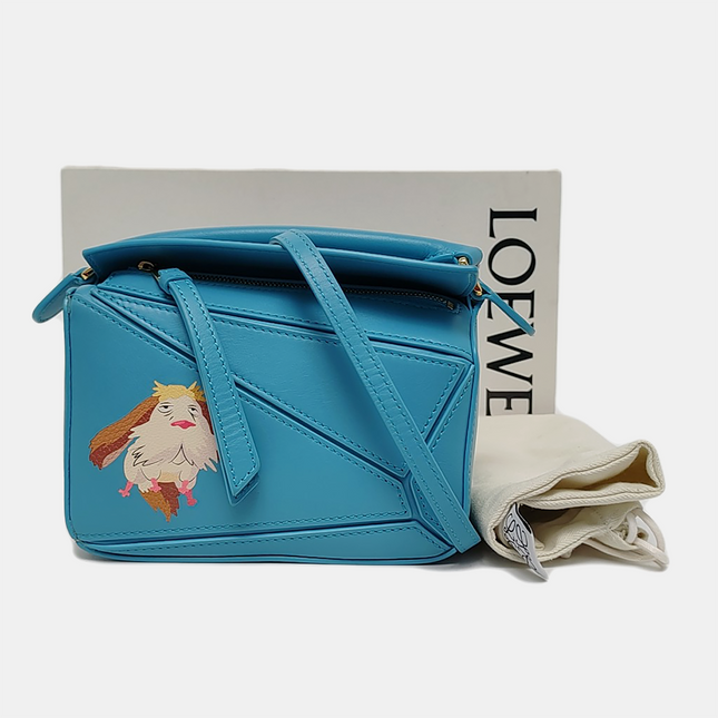 Loewe x Howl's Moving Castle Studio Ghibli Collection Puzzle Mini Blue Flying Dog