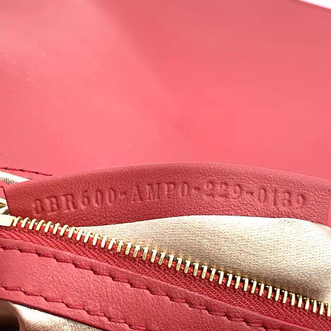 Fendi Baguette Medium Red Glitter Sequins Shoulder Bag