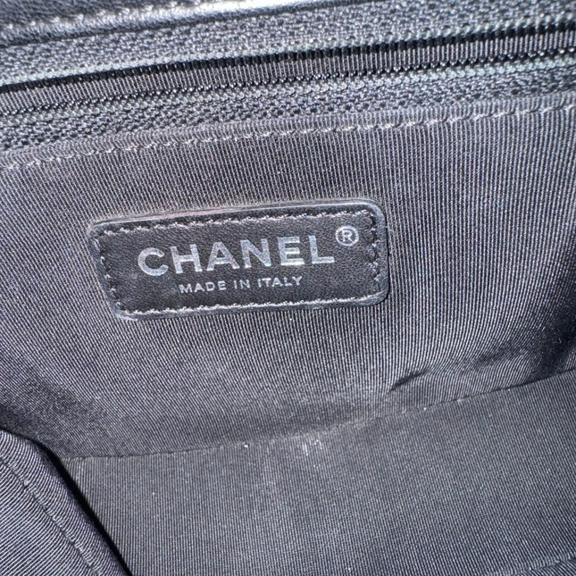 Chanel Timeless Classic Flap Lambskin Plexiglass Quilted Medium Cuba Color Flap Black with Multicolor Trim