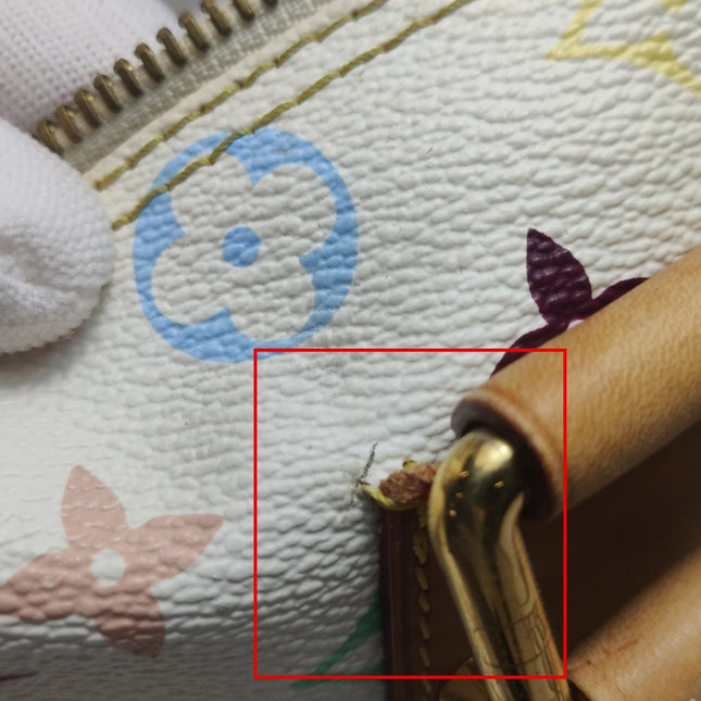Louis Vuitton x Takashi Murakami Speedy 30 Lock White Multicolor