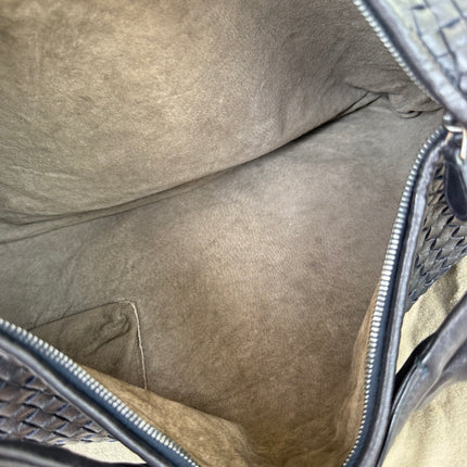 Bottega Veneta Veneta Hobo Maxi Black Tiny Fringes Leather 51cm