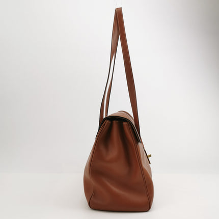 Celine Soft 16 Bag Caramel Natural Tan Smooth Calfskin Leather