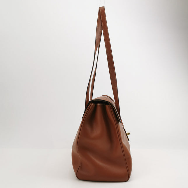 Celine Soft 16 Bag Caramel Natural Tan Smooth Calfskin Leather