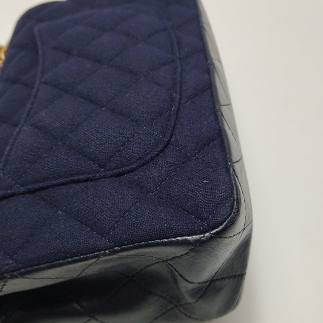 Chanel Classic Flap Mini Métiers d'Art Paris-Hamburg 2018 Wool Nautical Charms