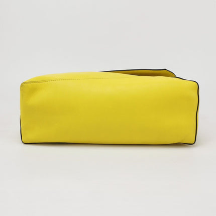 Loewe Puzzle Hobo Yellow Leather Shoulder Bag