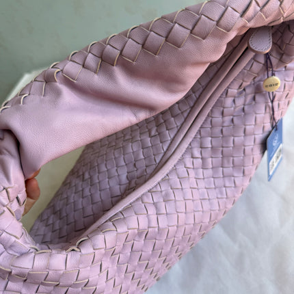 Bottega Veneta Hobo Bag Lambskin leather Lilac Purple Large 47cm