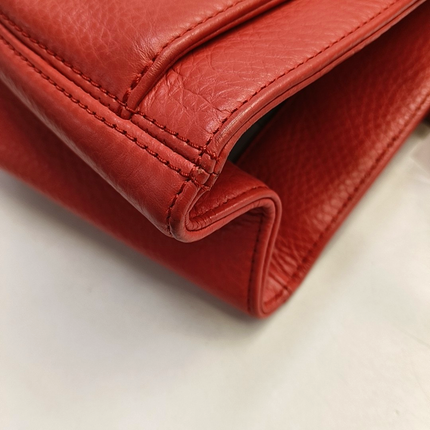 Chanel Cerf Executive Large Coral Pink Leather Handbag 40cm