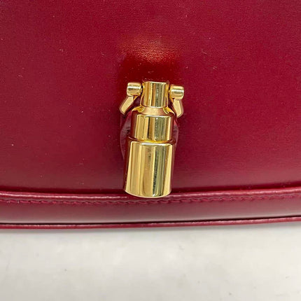 Gucci Jackie 1961 Mini Red Burgundy Leather Bag