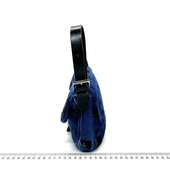 Sold Fendi Baguette Pony hair in leopard print Blue