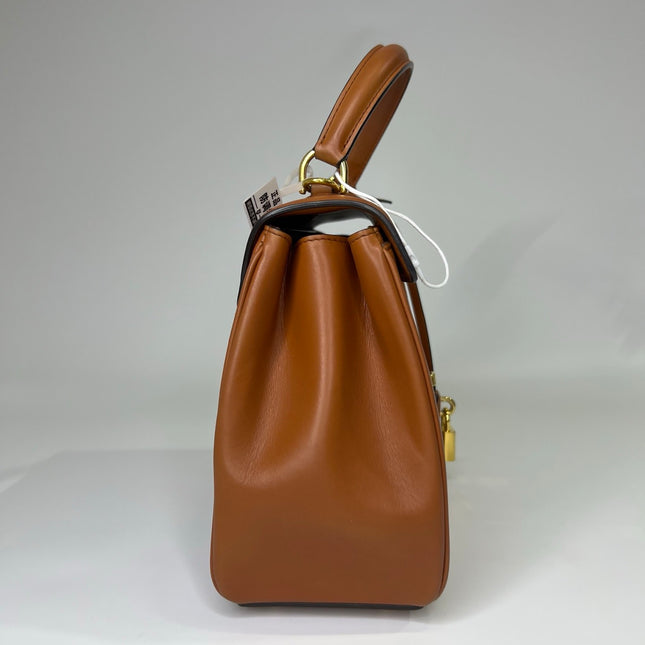 Celine 16 Bag Small Caramel Natural Tan Smooth Calfskin Leather