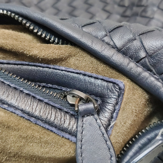 Bottega Veneta Veneta Hobo Midnight Navy Leather Bag Maxi 50cm