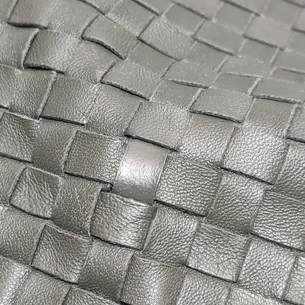 Bottega Veneta Hobo Bag Lambskin leather Dark Grey Large 47cm